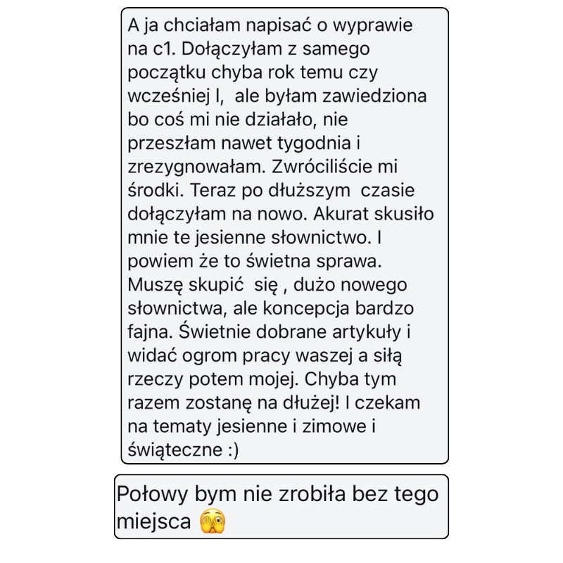 opinie wyprawa na c1 7