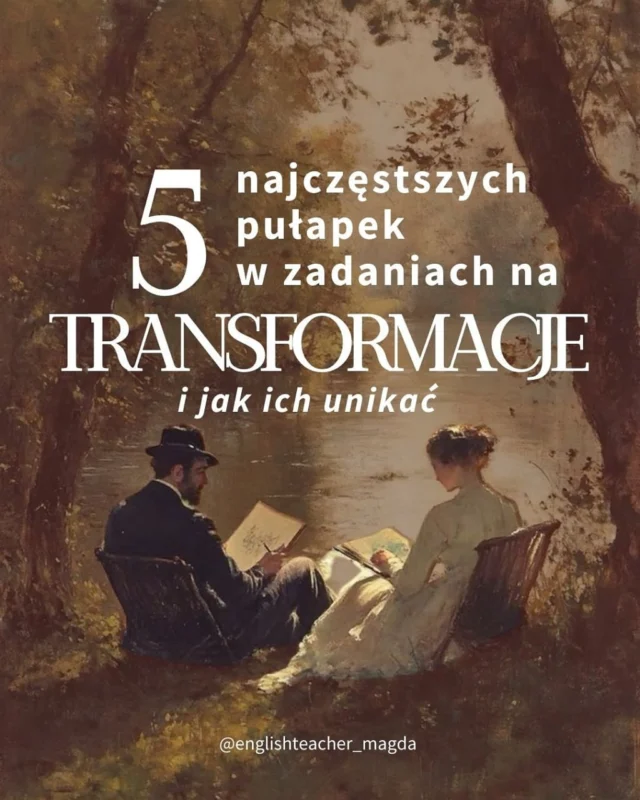 Znasz te pułapki z własnego doświadczenia? Napisz, która pojawia się u Ciebie najczęściej! 👇

A jeśli chcesz ćwiczyć transformacje regularnie i zacząć widzieć realne efekty, zostaw komentarz 📘PUŁAPKA📘, a podeślę Ci link do moich workbooków “Zmieniam Zdania”.

[marka własna]

#angielski #naukaangielskiego #językangielski