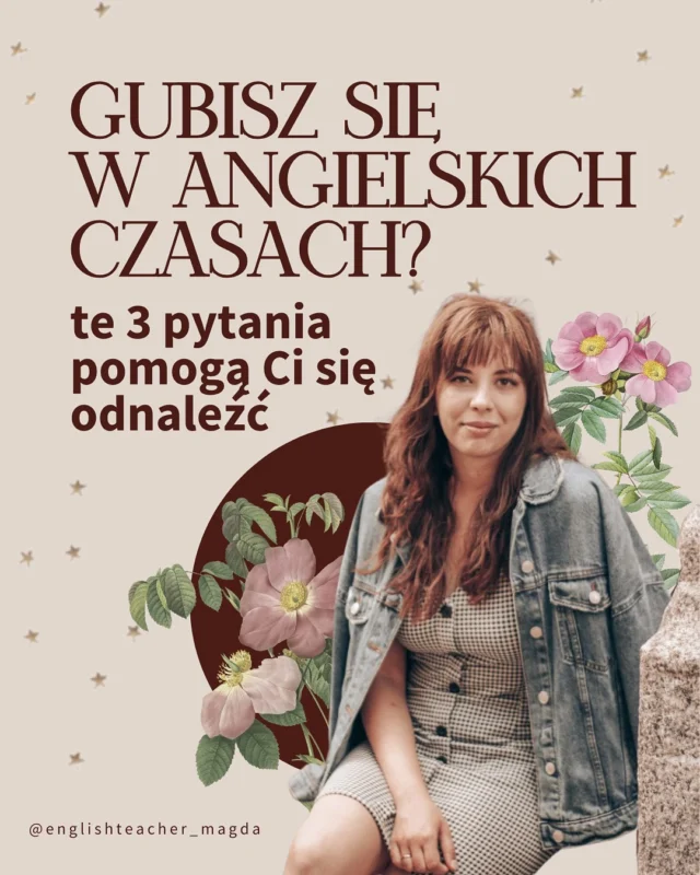 Zawsze robisz to „na czuja”? Masz wiedzę teoretyczną, ale w praktyce używasz ich trochę na chybił-trafił? ⏳

W tym poście mam dla Ciebie 3 pytania, które pomogą Ci wreszcie zrozumieć, którego czasu naprawdę użyć - bez analizowania miliona reguł i wyjątków.

Zostaw komentarz 🕰CZASY🕰, a wyślę Ci  link do zapisu na newsletter MAGIA ANGIELSKIEGO 🔮 Tylko dziś, 12 maja o 18:00, otrzymasz ściągę z pytaniami do 34 par czasów wraz z przykładam 💌

#angielski #naukaangielskiego #językangielski