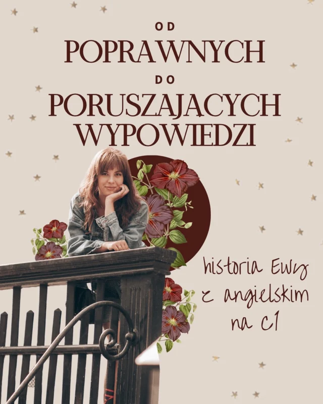 Od poprawnych, zachowawczych zdań… do tekstów, które zostają w pamięci ✨

Dziś pokazuję Ci historię jednej z uczestniczek Wyprawy na C1, Ewy. Jej pierwsza praca była ok. A praca z 12. tygodnia w Wyprawie? Mocna, pewna, przekazująca nastrój i emocje. Czyli dokładnie taka, jak ma brzmieć angielski na C1 🙌

Przewiń slajdy i zobacz, co może się wydarzyć, gdy uczysz się regularnie, z konkretnym celem, kontekstem i feedbackiem ✨

Też tak chcesz? Zostaw komentarz 🏔JA TEŻ🏔 – wyślę Ci link ze wszystkimi szczegółami.

[Marka własna]

#angielski #językangielski #nauka angielskiego