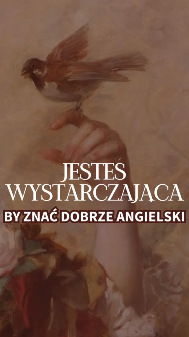 Jeśli się z tym utożsamiasz - zostaniesz tu na dłużej.
To miejsce jest dla Ciebie 🤎

#angielski #naukaangielskiego #językangielski