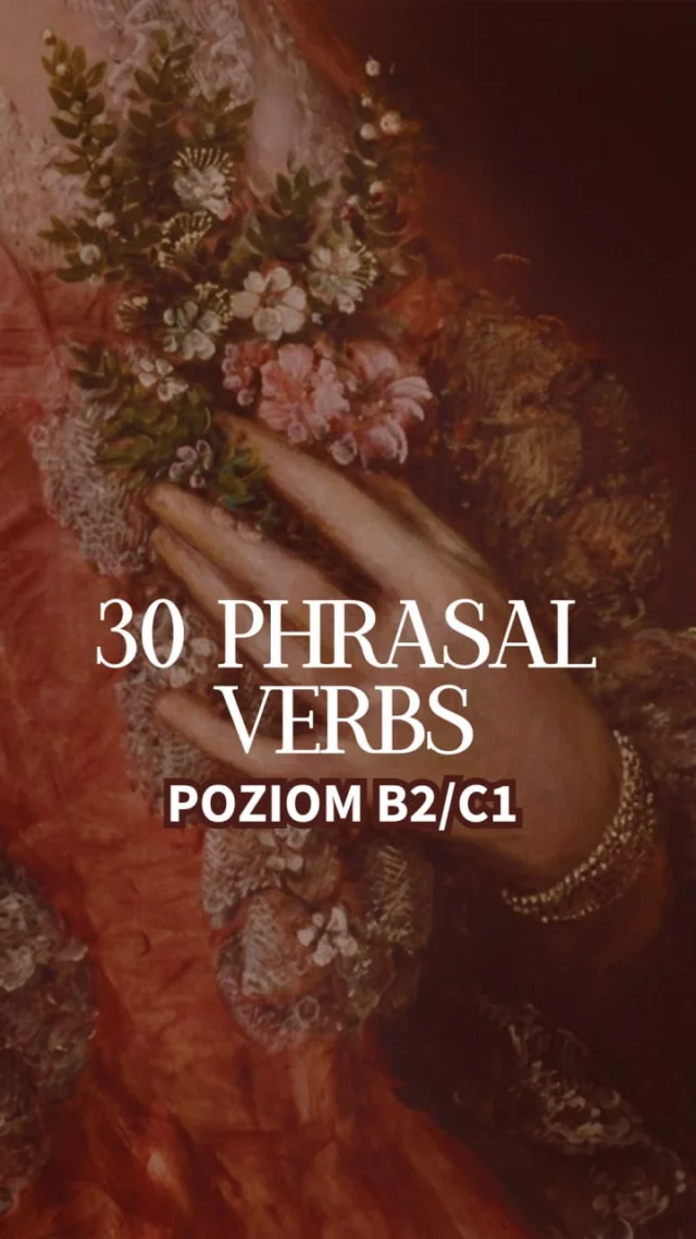 Przykłady? Proszę bardzo!

✧ BRING UP - poruszyć temat
“You need to bring up this issue during the meeting”

 ✧ COME ACROSS - natknąć się na
“I came across an old photo album in the attic”

✧ ZERO IN ON - skupić się na czymś konkretnym
“The researchers zeroed in on three hey factors influencing the results”

✧ DROP BY - wpaść do kogoś
“Feel free to drop by any time”

✧ TAKE ON - wziąć na siebie
“She’s taking on a lot of extra work”

Chcesz poznać więcej takich praktycznych phrasal verbs, które po prostu przydadzą Ci się na codzień? Zostaw komentarz ✨FREJZALE✨ a otrzymasz listę aż 30 takich czasowników tylko dziś, 2 czerwca o 18:00, wraz z moim newsletterem MAGIA ANGIELSKIEGO 🔮

#angielski #naukaangielskiego #językangielski