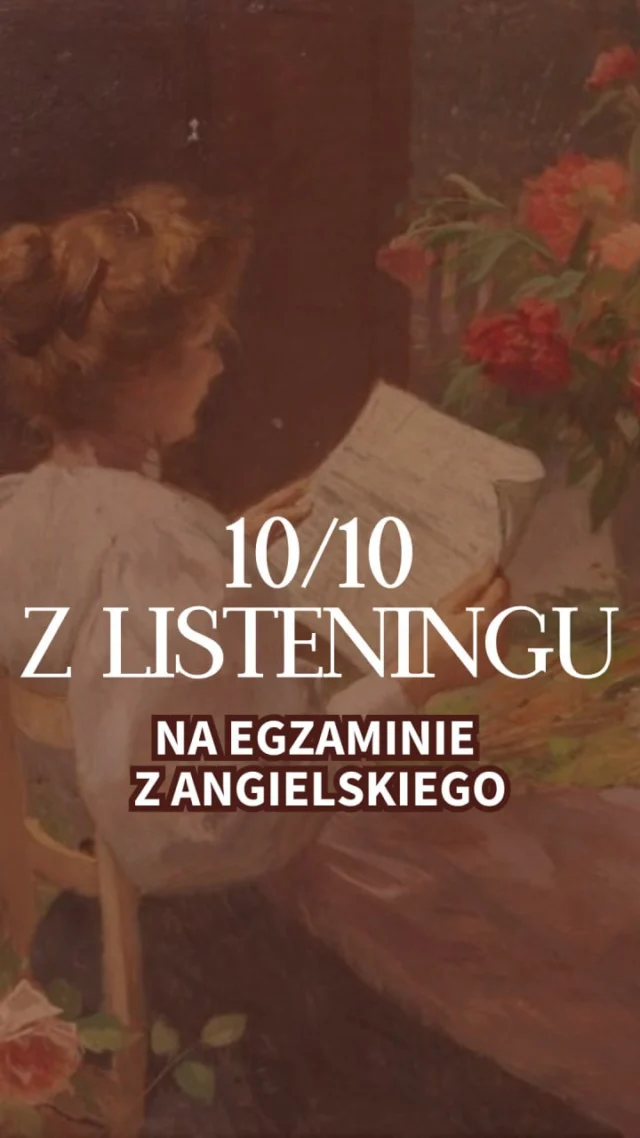 I voila - wymiatasz z listeningu! 🎧 A tak serio, to wiadomo, że potrzebna jest jeszcze praktyka, praktyka i jeszcze raz praktyka + otaczanie się językiem.

Jest jeszcze więcej strategii rozwiązywania takich zadań. Daj znać czy się podzielić!

#angielski #językangielski #naukaangielskiego