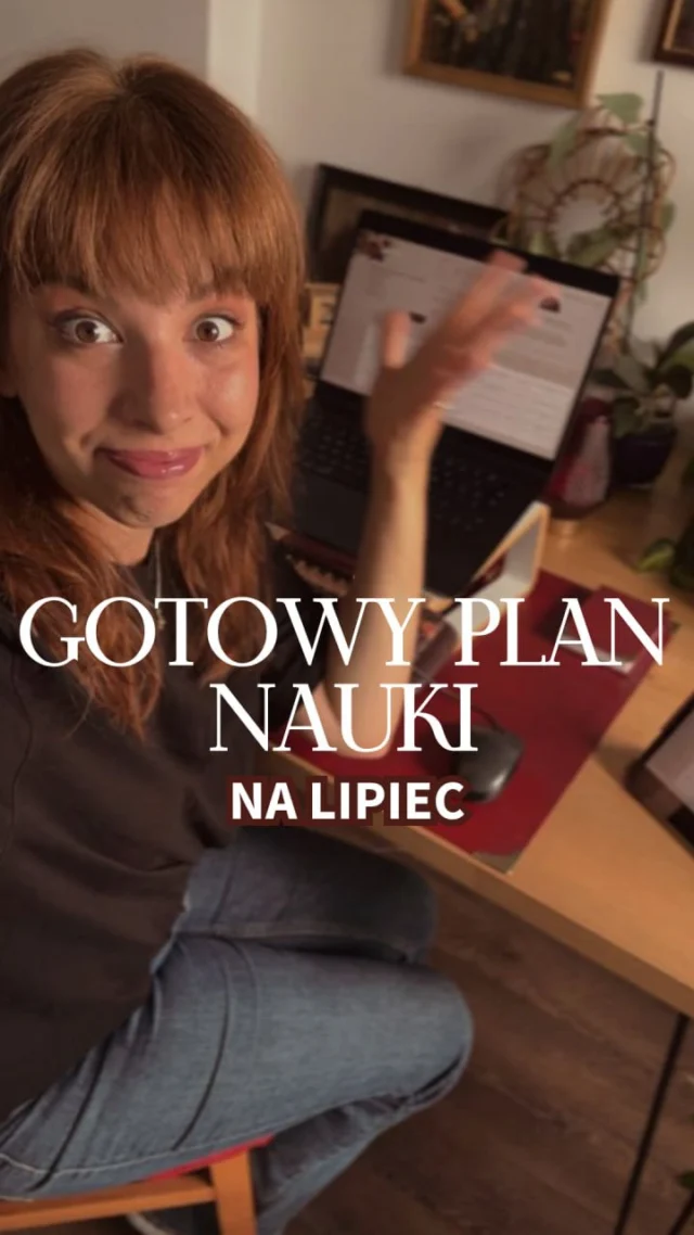 Zostaw komentarz 👉PLAN👈 i zdobądź swój gotowy plan nauki na lipiec! 🗒🍓

Dzięki niemu codziennie będziesz:
✨ mieć kontakt z językiem
✨ rozwijać wszystkie umiejętności językowe
✨ wiedzieć konkretnie co masz robić, aby osiągnąć cel 👉 angielski na poziomie C1

W Kalendarzu Angielskiego znajdziesz wybrane przeze mnie artykuły, filmiki oraz propozycje tematów do mówienia, pisania, poszerzania słownictwa i gramatyki

I to wszystko za całe 0 zł 💸

Zdobądź Kalendarz i bądź z każdym dniem coraz bardziej dumny/a ze swoich umiejętności 🤎

PS. Od 1 do 4 lipca będą czekać na Ciebie na serwerze nowe BONUSY! 🎁

#angielski #naukaangielskiego #językangielski