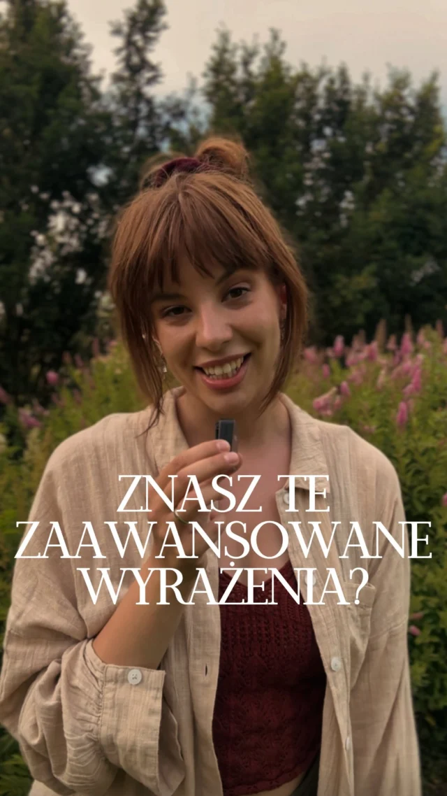 Ile miałeś/aś dobrze?

Te wyrażenia pochodzą prosto z naszych cowtorkowych lekcji Tuesday Vocabulary na serwerze Wyprawa na C1. W każdy wtorek kursanci otrzymuję plik pdf z zadaniem na słownictwo (idiomy, phrasal verbs, kolokacje) oraz listę potrzebnych wyrażeń wraz z transkrypcją wymowy i tłumaczeniem. Oprócz tego wrzucają napisane przez siebie zdania z nowym słownictwem na nasz czat - a ja daję im feedback 🤎

Czego jeszcze możesz spodziewać się w Wyprawie?
🏔 zadań na każdy dzień, z którymi będziesz ćwiczyć wszystkie językowe skille!
🏔 feedbacku do Twoich prac pisemnych i nagrań
🏔 konwersacyjnych spotkań na żywo 
🏔wspierająca atmosfera, rozmowy na czacie i wejście na C1 🚀
+ 🎁 tylko do 4 lipca dwa nowe BONUSY

PS. Masz pytania o Wyprawę? Śmiało napisz do mnie! 💌

[marka własna]

#angielski #naukaangielskiego #językangielski #słownictwo #słówkaangielskie